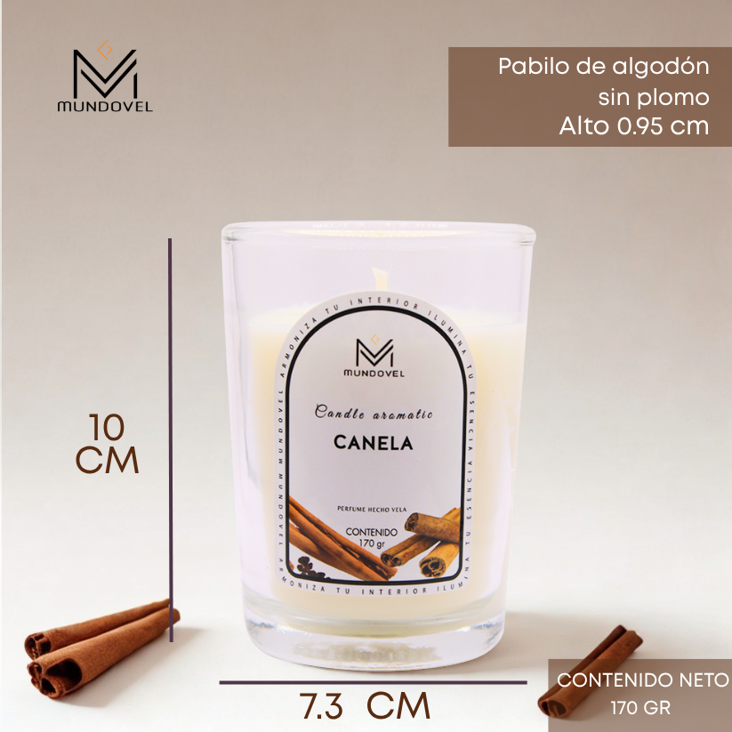 CANDLE AROMATIC - MV CANELA