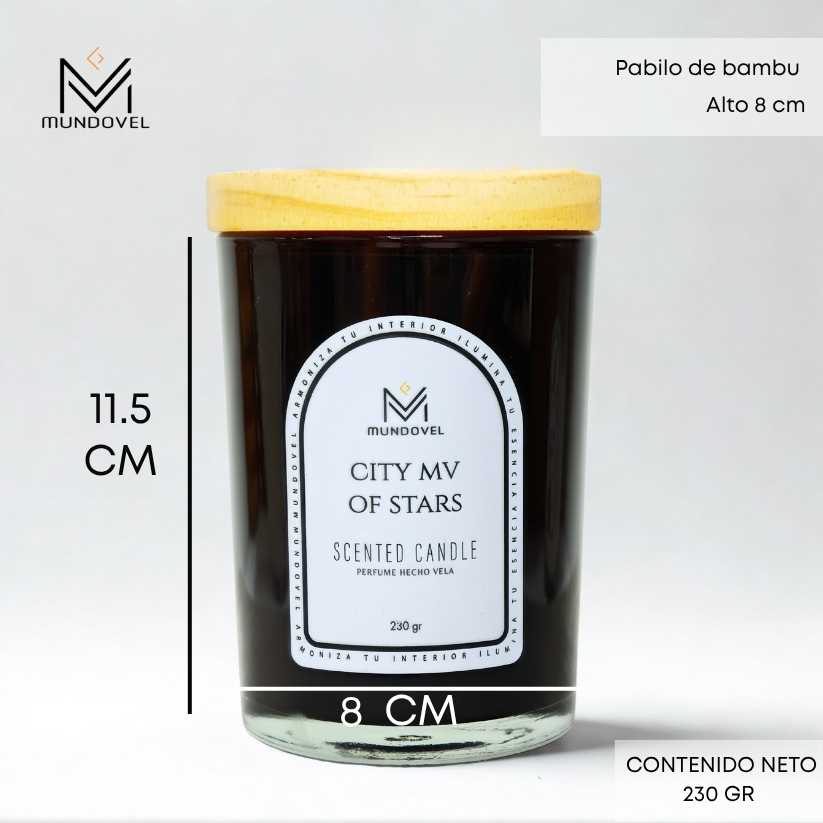 SCENTED CANDLE - CITY MV OF STARS
