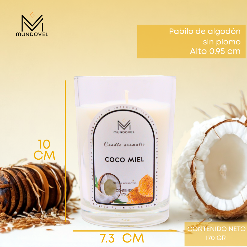 CANDLE AROMATIC - MV COCO MIEL