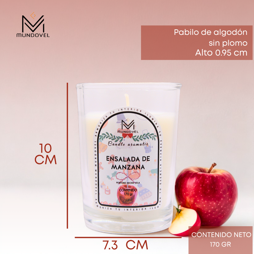 CANDLE AROMATIC - MV ENSALADA DE MANZANA