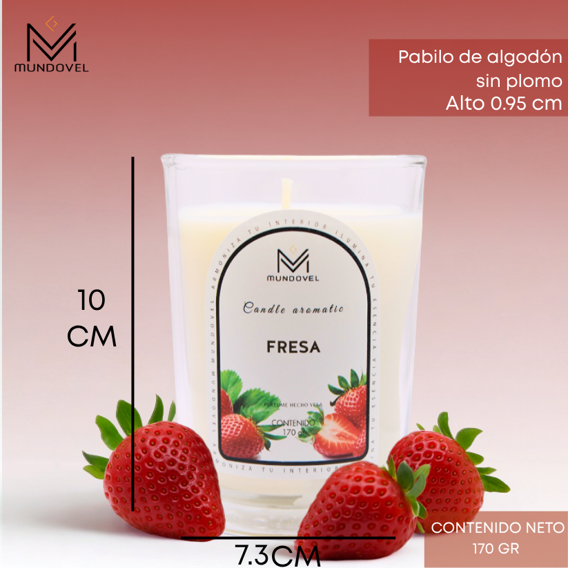 CANDLE AROMATIC - MV FRESA