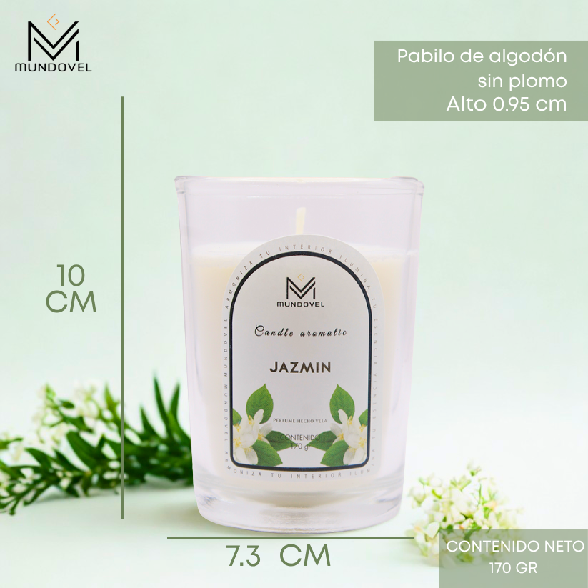 CANDLE AROMATIC - MV JAZMÍN
