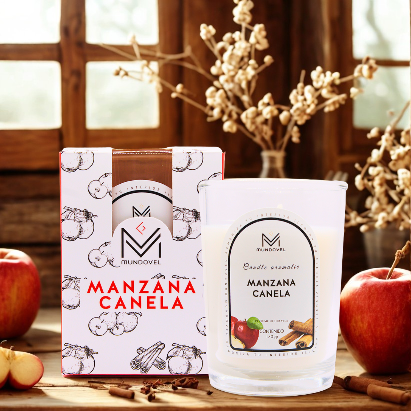 CANDLE AROMATIC - MV MANZANA CANELA