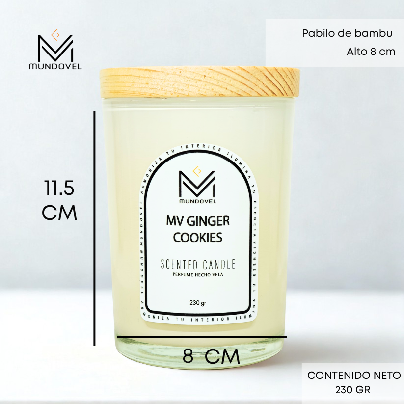 SCENTED CANDLE - MV GINGER COOKIES