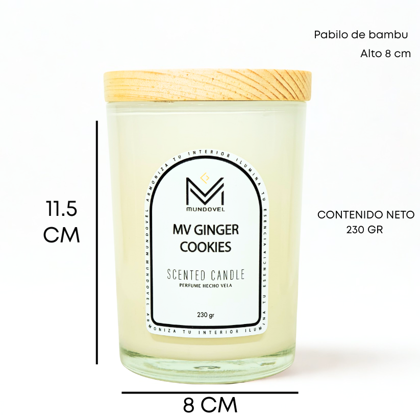 SCENTED CANDLE - MV GINGER COOKIES