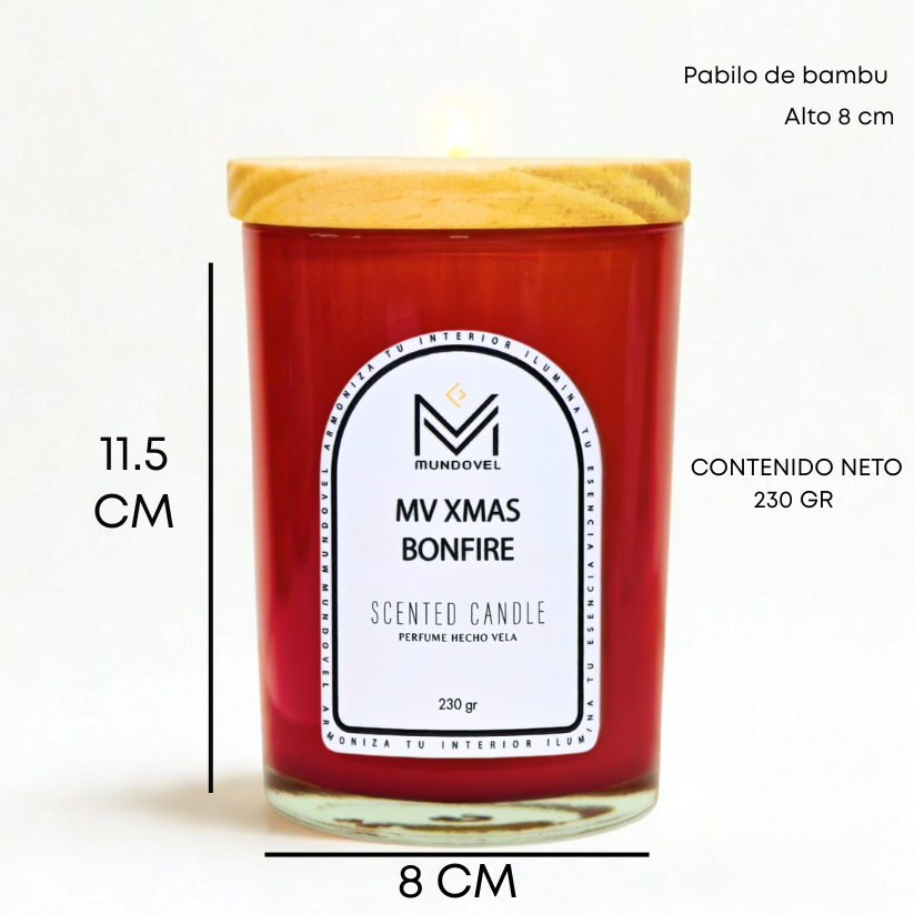SCENTED CANDLE - MV XMAS BONFIRE