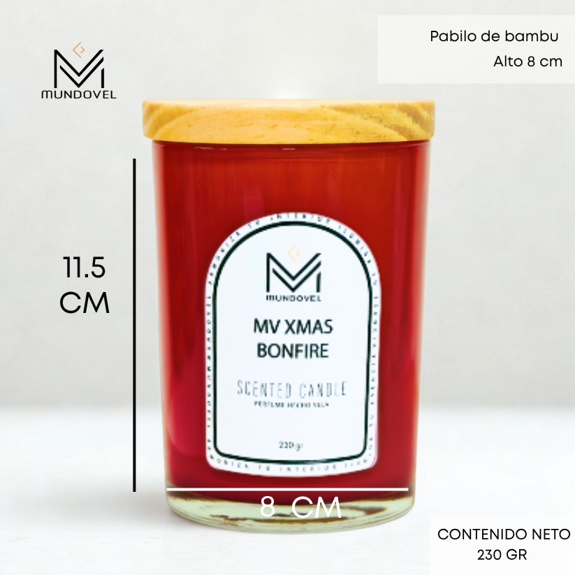 SCENTED CANDLE - MV XMAS BONFIRE