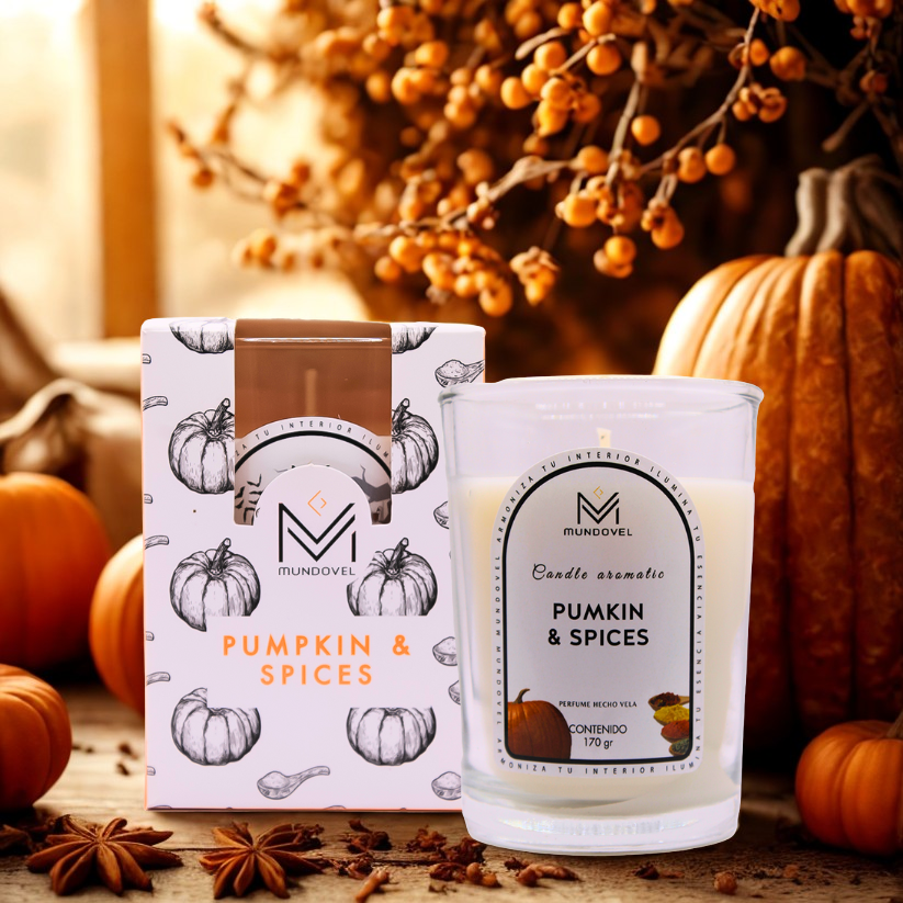 CANDLE AROMATIC - MV PUMPKIN & SPICES