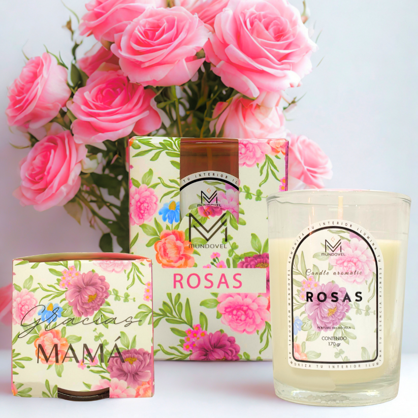 Candle Aromatic - Rosas