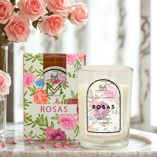 CANDLE AROMATIC - MV ROSAS