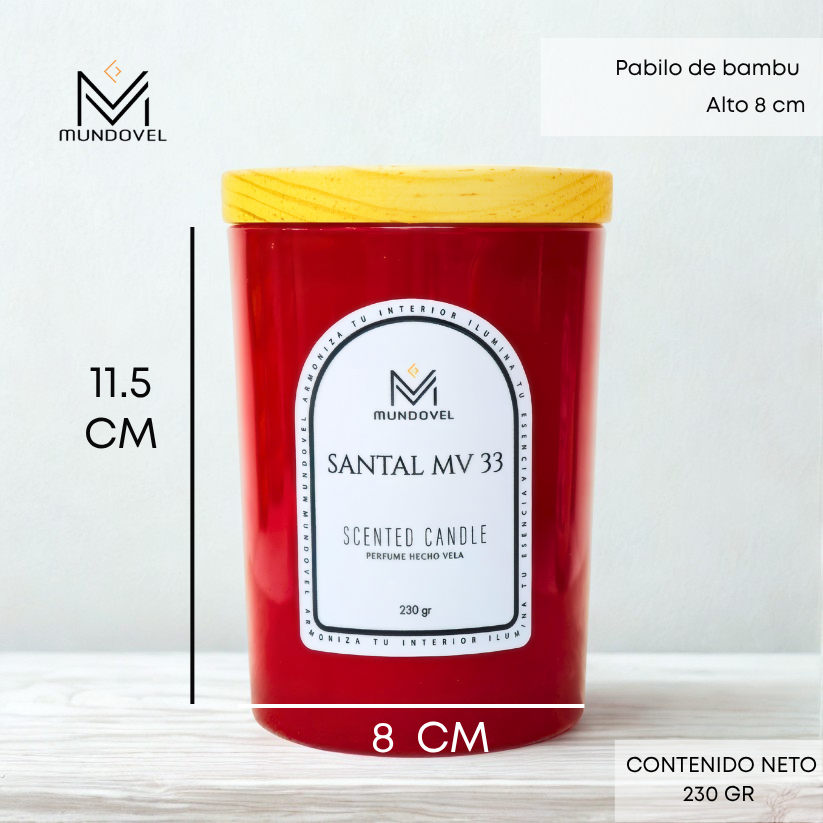 SCENTED CANDLE - SANTAL MV 33
