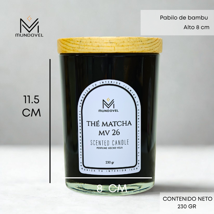 SCENTED CANDLE - THÉ MATCHA MV 26