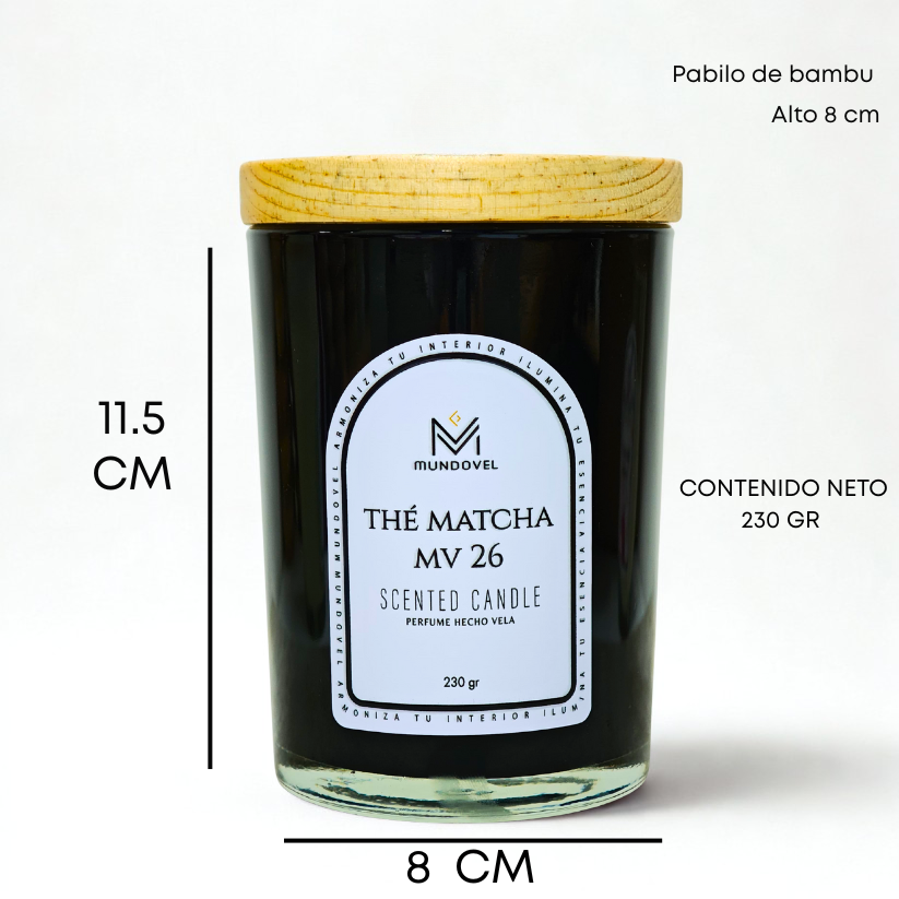 SCENTED CANDLE - THÉ MATCHA MV 26