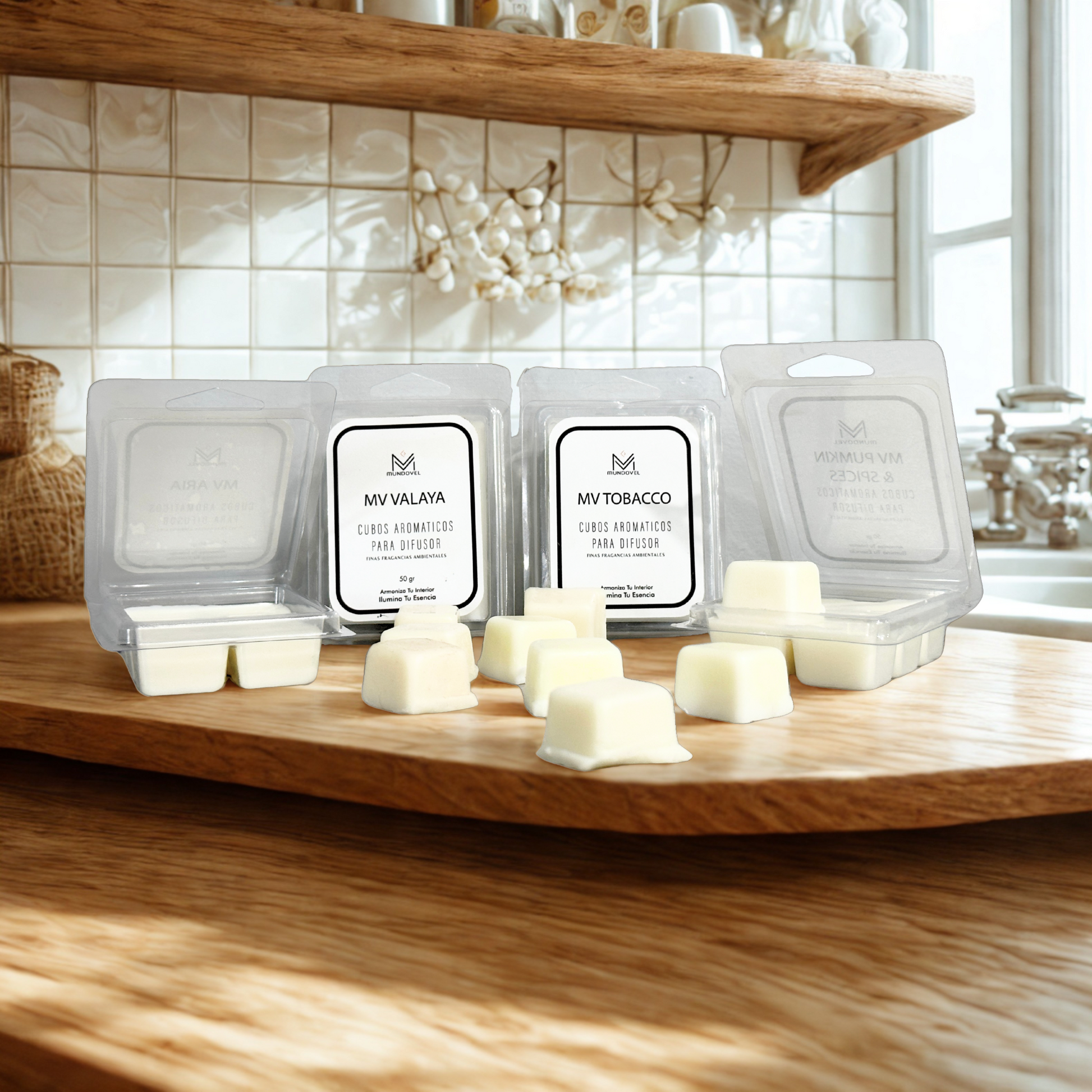 Cubos aromáticos para difusor